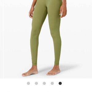 lululemon athletica Olive Green Leggings